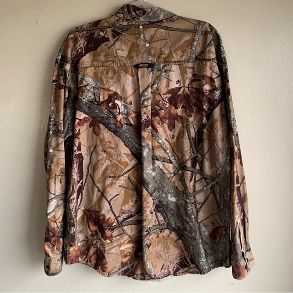 Outfitter’s Ridge Woodland Men’s Long Sleeve Shirt Size Large - Picture 4 of 12